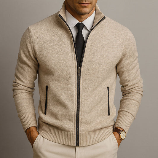 Alpine Merino Zip Cardigan